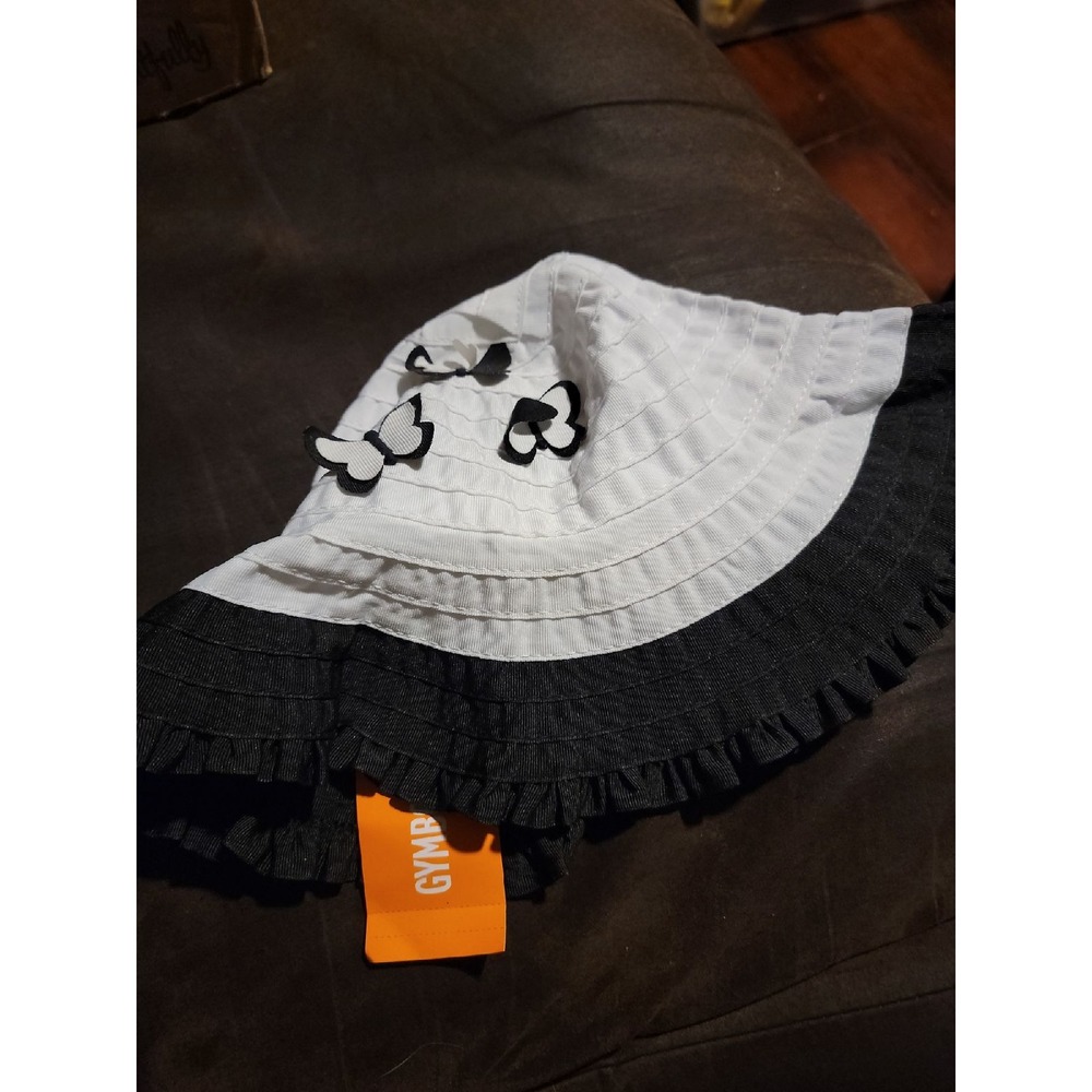 Gymboree yellow and black butterfly hat 12 24 months nwt